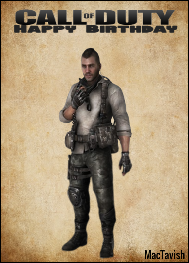 Call of Duty flip cards